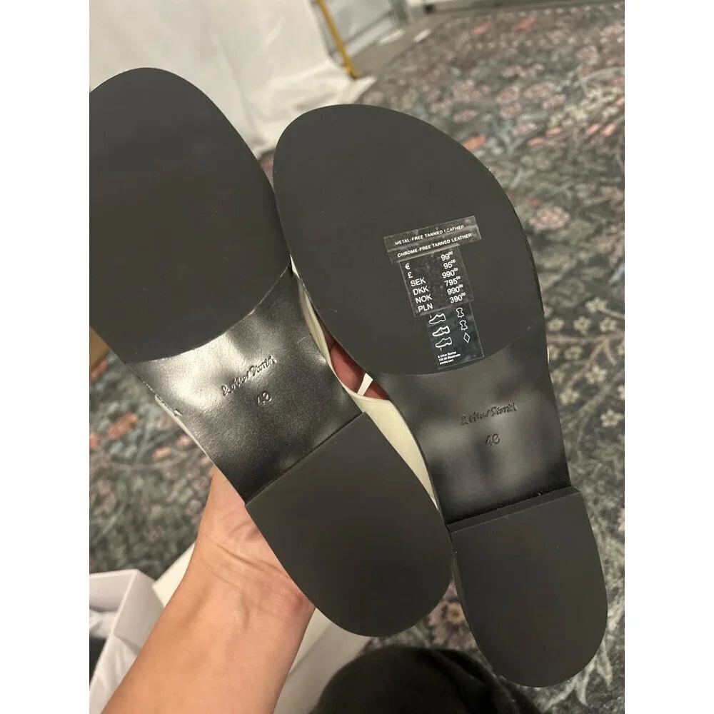 & OTHER STORIES Sana Flat White Womens Size US 10